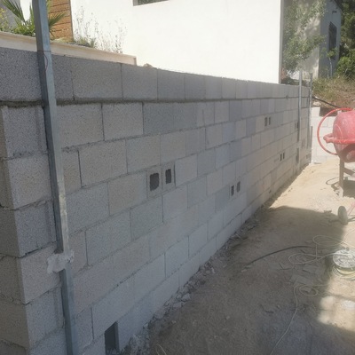 pared de bloques
