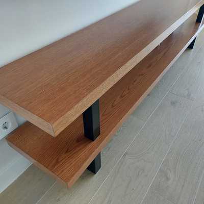 Mesa de TV Roble teñido