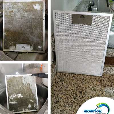 Limpieza de filtro de campana