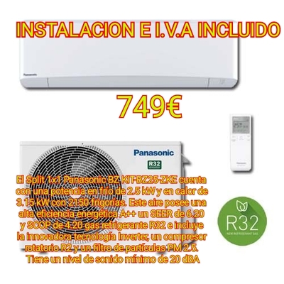 AIRE ACONDICIONADO PANASONIC