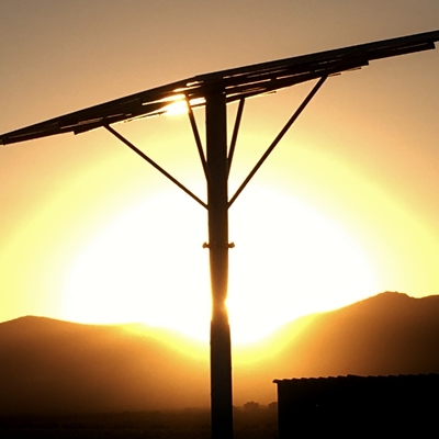 Instalación solar riego