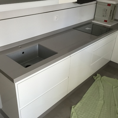 cocina en silestone