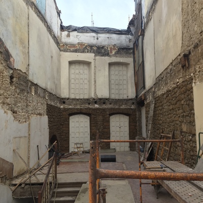 Vaciado de edificio