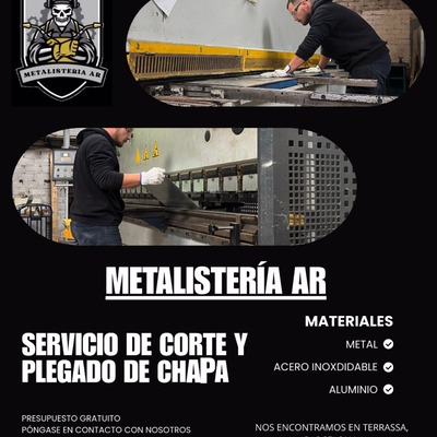 SERVICIO DE CORTE Y PLEGADO DE CHAPA