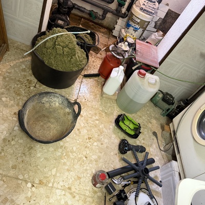 Reparación crepinas filtro