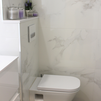 Baño marmoleado