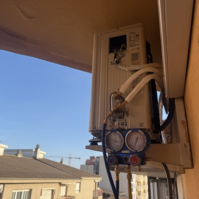 Instalación de aire acondicionado