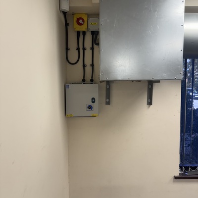 industrial fan install