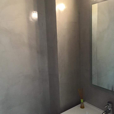 microcemento baño