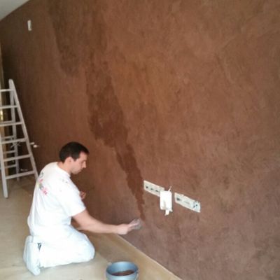 Aplicación de estuco