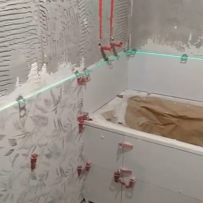 Reforma de baño en proceso