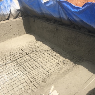 Proyectado hormigón piscinas