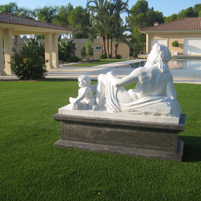 Escultura de marmol para jardin