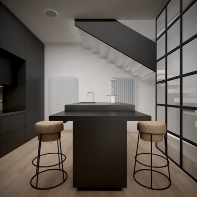 Black Kitchen.