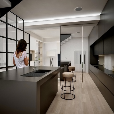 Black Kitchen.