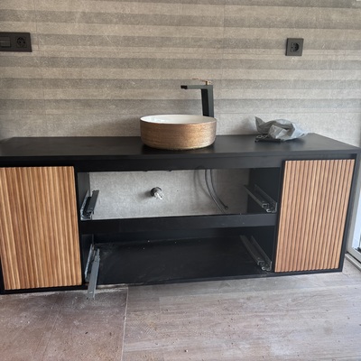 Instalación mueble lavabo