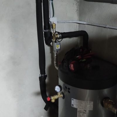 Depósito de inercia calefacción y ACS