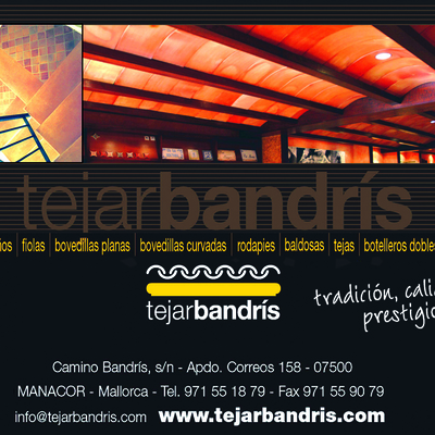 SLOGAN E INFORMACION DE  TEJAR BANDRIS