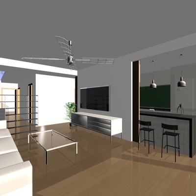 Interior Vivienda Unifamiliar