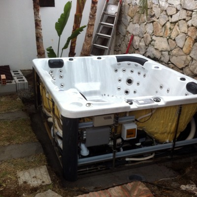 Jacuzzi antes