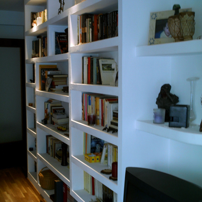 librería de pladur