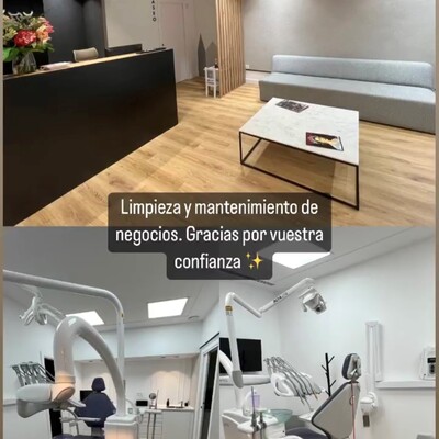 Limpieza, desinfección y mantenimiento de clinicas dentales