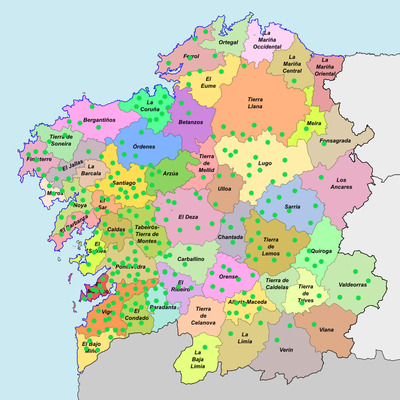 Trabajos realizados en Galicia