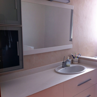 microcemento en baño