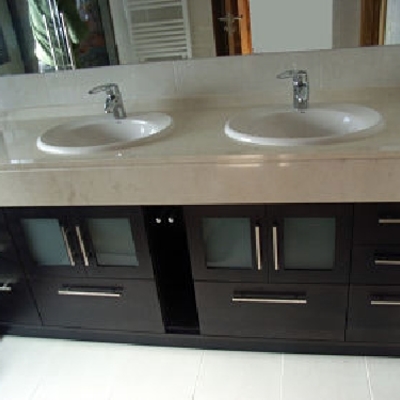 Mueble bajo encimera wengue