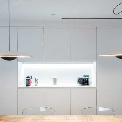 Cocina en blanco