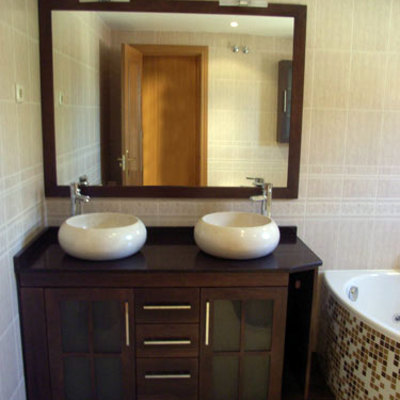 Mueble con con lavabo tipo bol