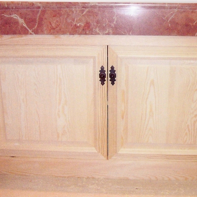 Mueble de baño en madera de PINO