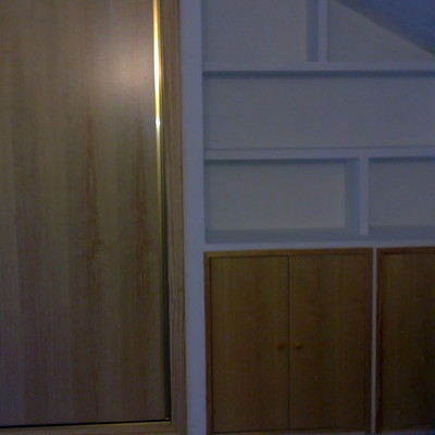 mueble de escayola y armario empotrado