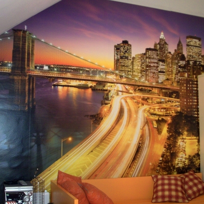 mural en buhardilla