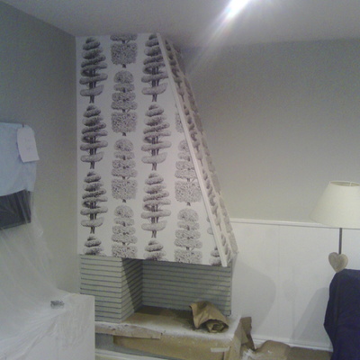 PAPEL EN CHIMENEA