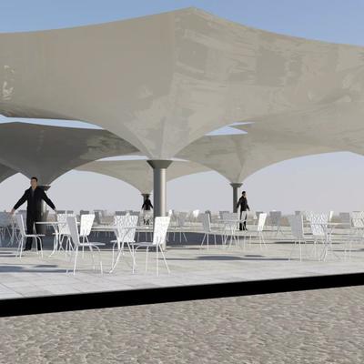 Paraguas de pvc invertidos