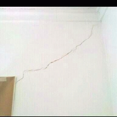 Pared con grieta