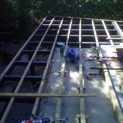 Parquet exterior.