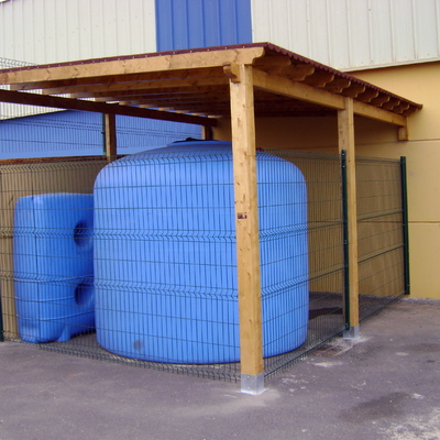 Pérgola de madera 