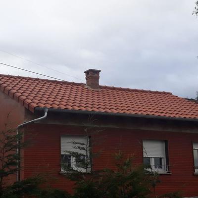 Reparacion de cubierta en vivienda unifamiliar