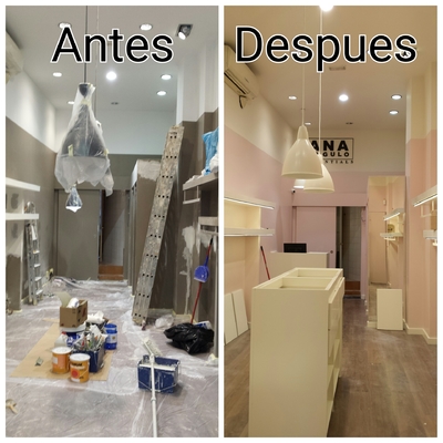 Reforma de tienda de ropa