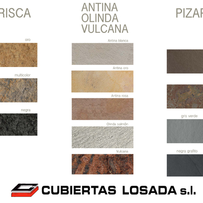 Tipos de pizarras y piedras para interior y exterior