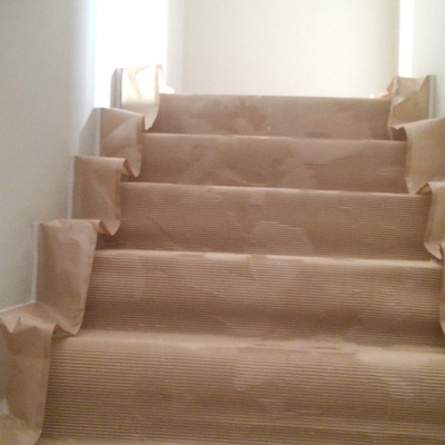 tapado de escaleras