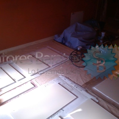 Pintura Lacado Puertas Cocina Hermetizando Comedor
