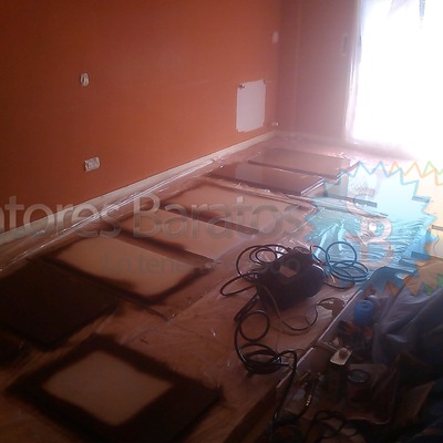 Pintura Lacado Puertas Cocina Hermetizando Comedor