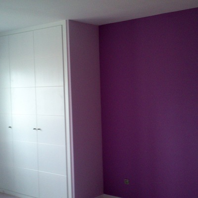 pintura  malva en habitacion 