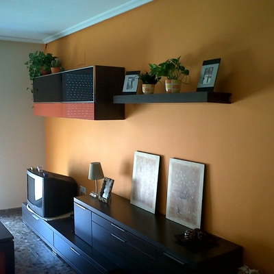 pintura naranja