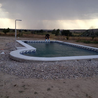 PISCINA GUNITADA DE 10 X 5 M