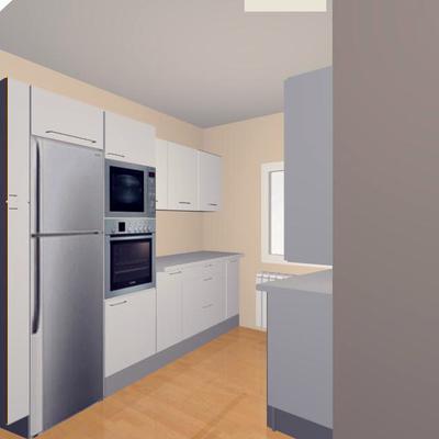 Plano cocina moderna