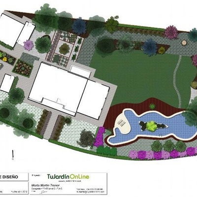 Plano de diseño, proyecto en Madrid